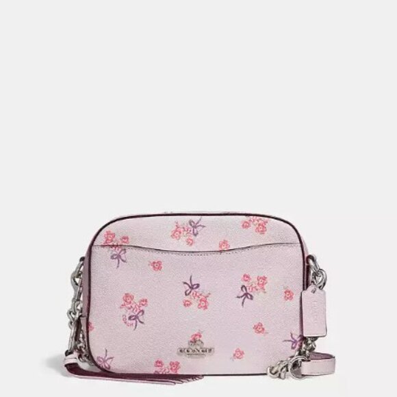 Coach Floral Bow Print Camera Bag - Picture 1 of 3